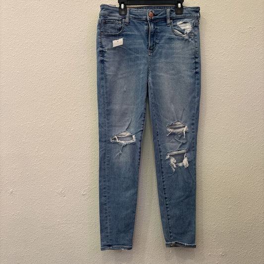 AMERICAN EAGLE,DENIM HIGHRISE ,BLUE,10