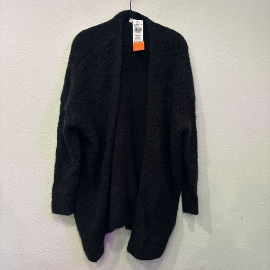BKE,FUZZY CARDIGAN,BLK,XS