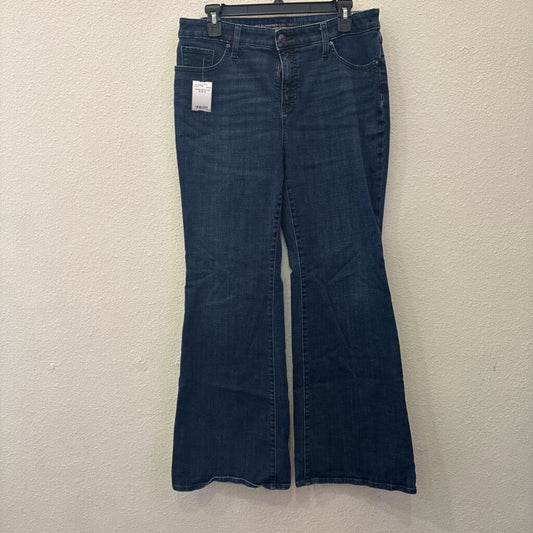 CHICO'S,DENIM GF FLARE,BLUE,10