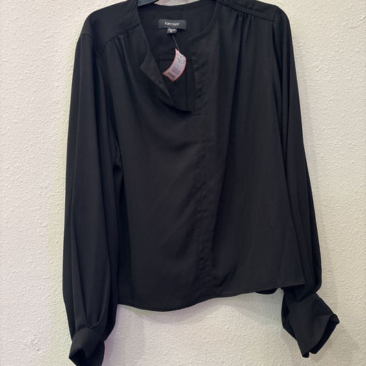 KAREN KANE,LONGSLV TOP,BLK,XL