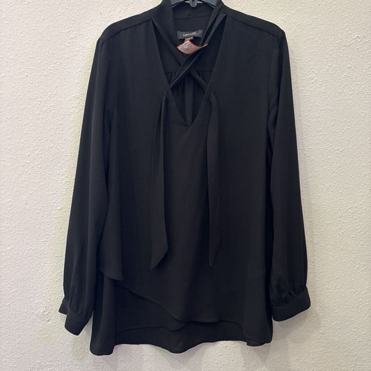 KAREN KANE,LONGSLV TOP,BLK,XL