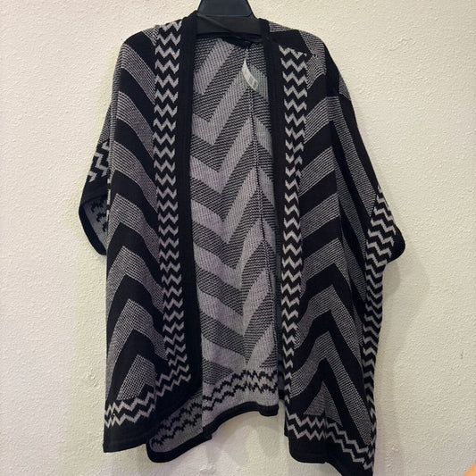 CABLE & GAUGE,KNIT CARDIGAN,BLK
