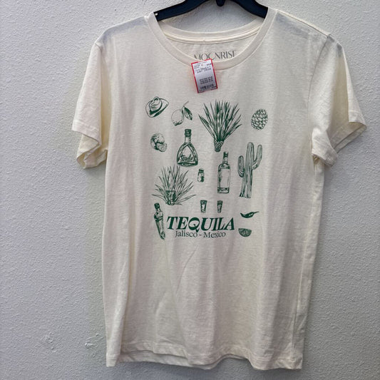 S/S TEQUILA T SHIRT ,CREAM
