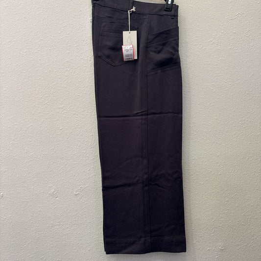JOIE,LYOCELL WIDFE LEG CROP ,DRK GRAY ,8