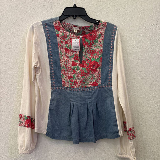 TINY,EMBROIDERED FLOWER DEMIN ,MULTI ,M