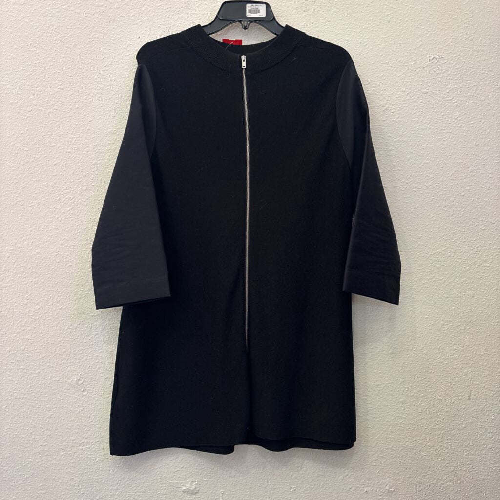 COS,KNIT DRESS W/ ZIPPER ,BLK ,M