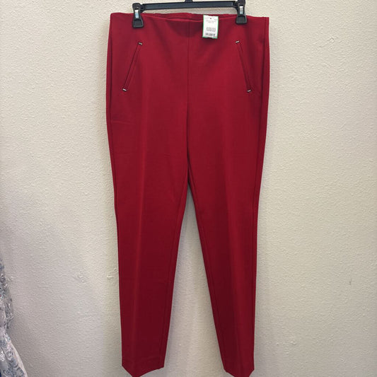 CHICO'S,DRESS PANTS,RED,1.5
