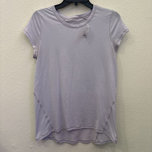 LULULEMON,LULULEMON SHORTSLV TOP,PURPLE,L
