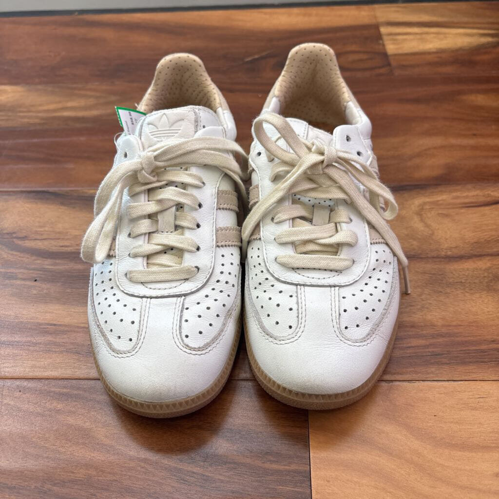 ADIDAS,SAMBAS,WHT TAN,6.5