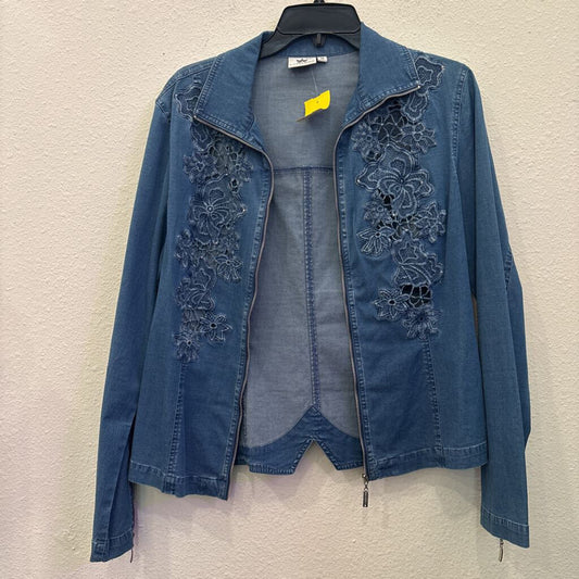 LAFEI NIER,DENIM JACKET,BLUE,M