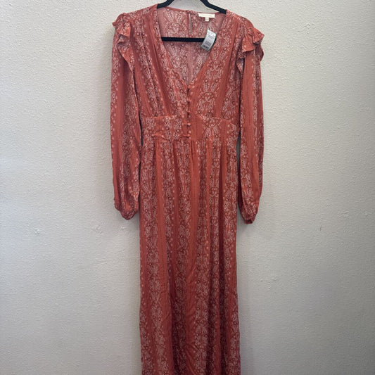 PROMESA,LONGSLV DRESS,ORANGE,M