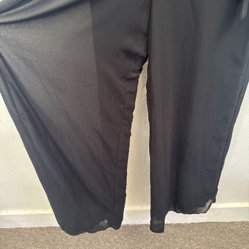 LONGSLV JUMPER,BLK,M