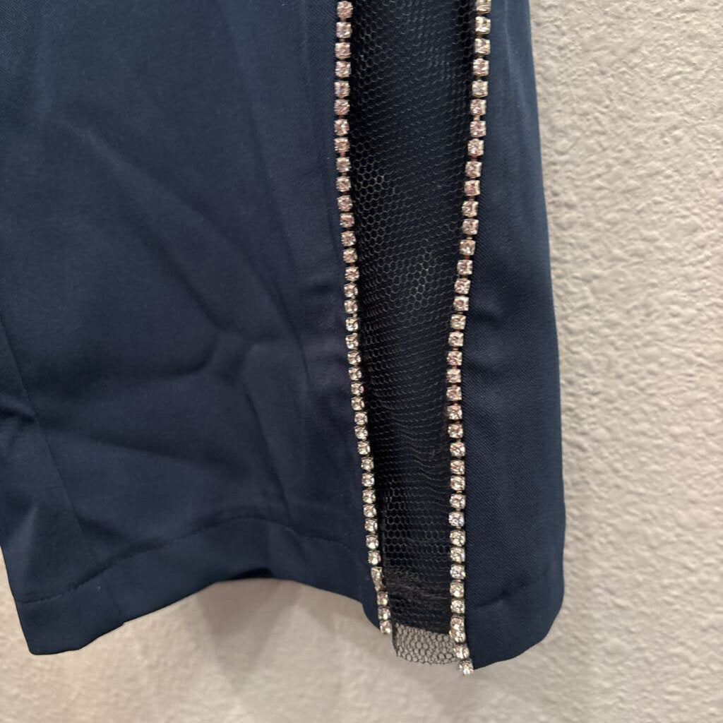 BEYOND EGREIS,WIDE LEG ,NAVY,XL