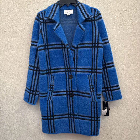 JOSEPH RIBKOFF,PLAID JACKET,BLUE,L