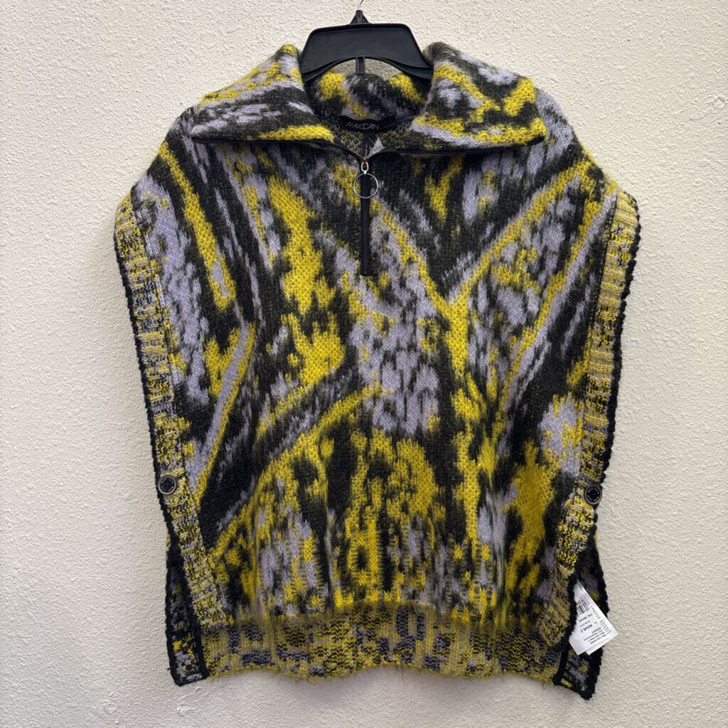 MARC CAIN,WOOL PONCHO,MULTI ,OS