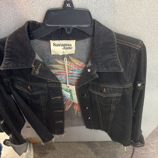 SAVANA JANE,DENIM JACKET,MULTI ,S