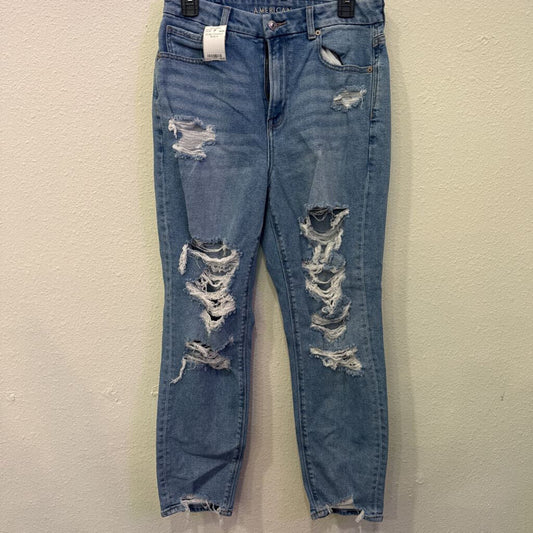 AMERICAN EAGLE,DENIM STRAIGHT ,BLUE,8
