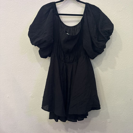 ALTAR STATE,SHORT PUFF SLVE DRESS ,BLK ,XXL