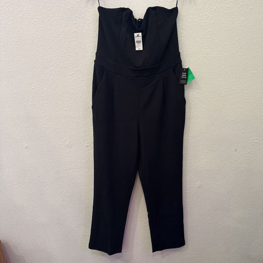 EXPRESS,NWT STRAPLESS ROMPER ,BLK ,10