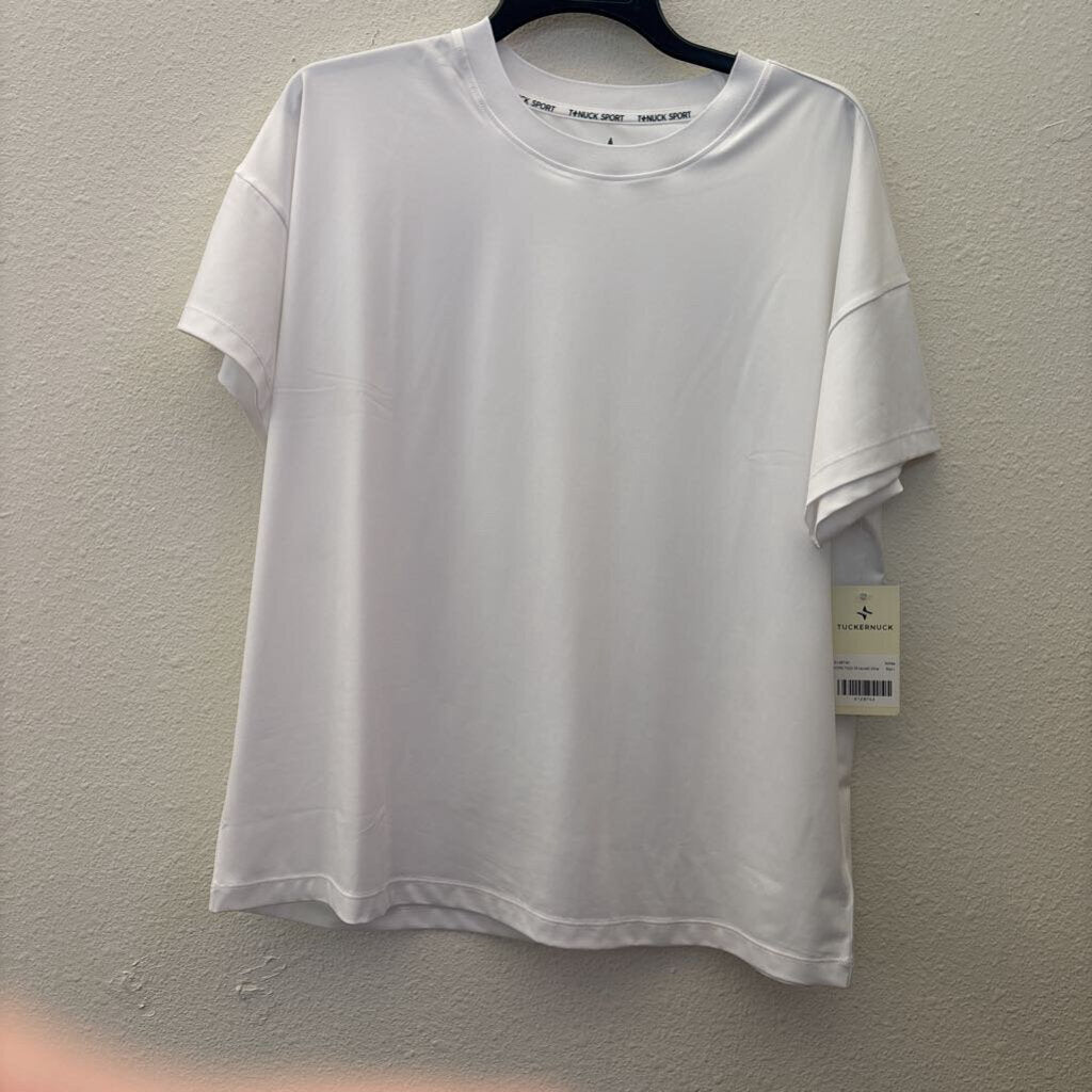 TUCKERNUCK,NWT BASIC TOP ,WHT