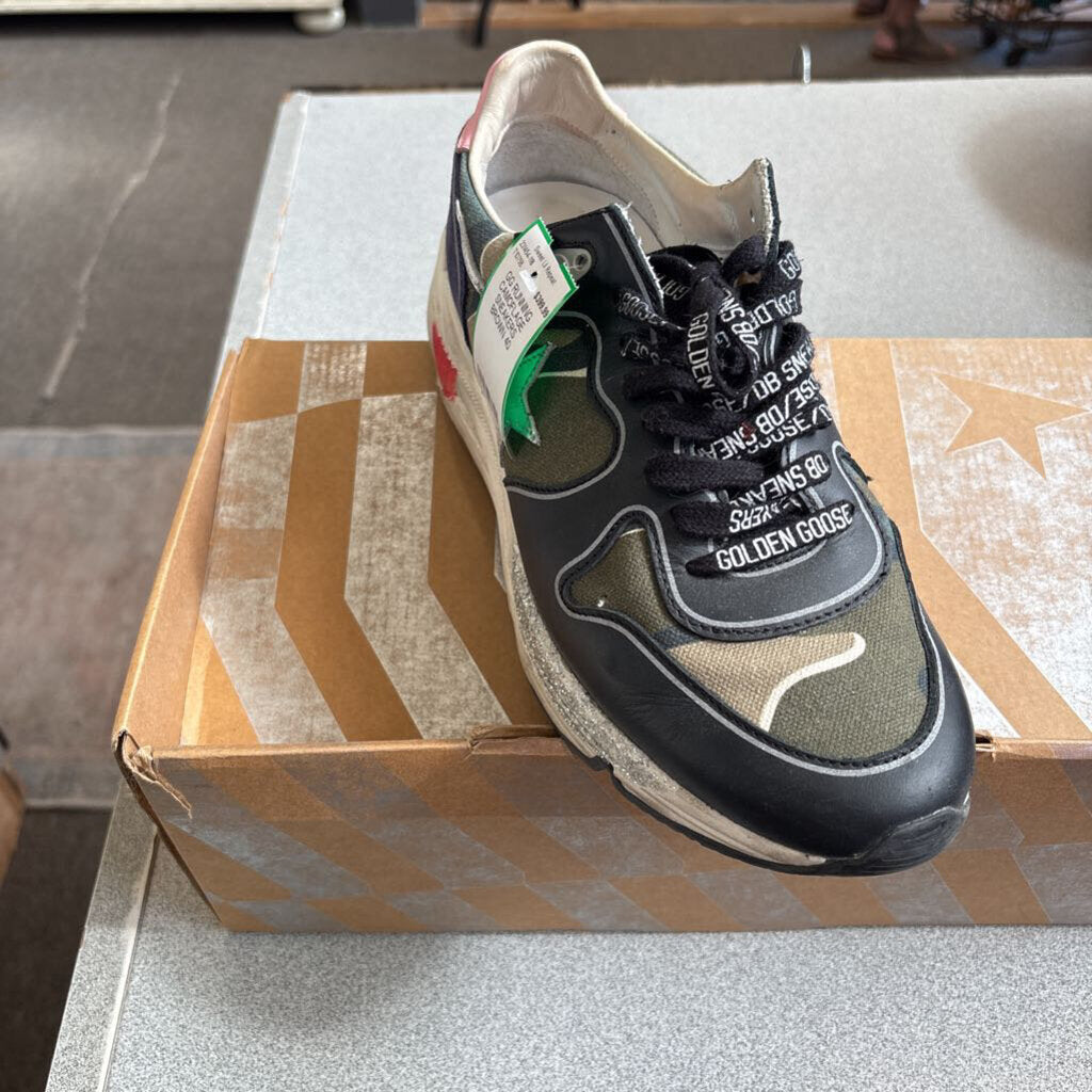 GOLDEN GOOSE,NEW Authentic GG RUNNING CAMOFLAGE SNEAKERS ,CAMO ,40