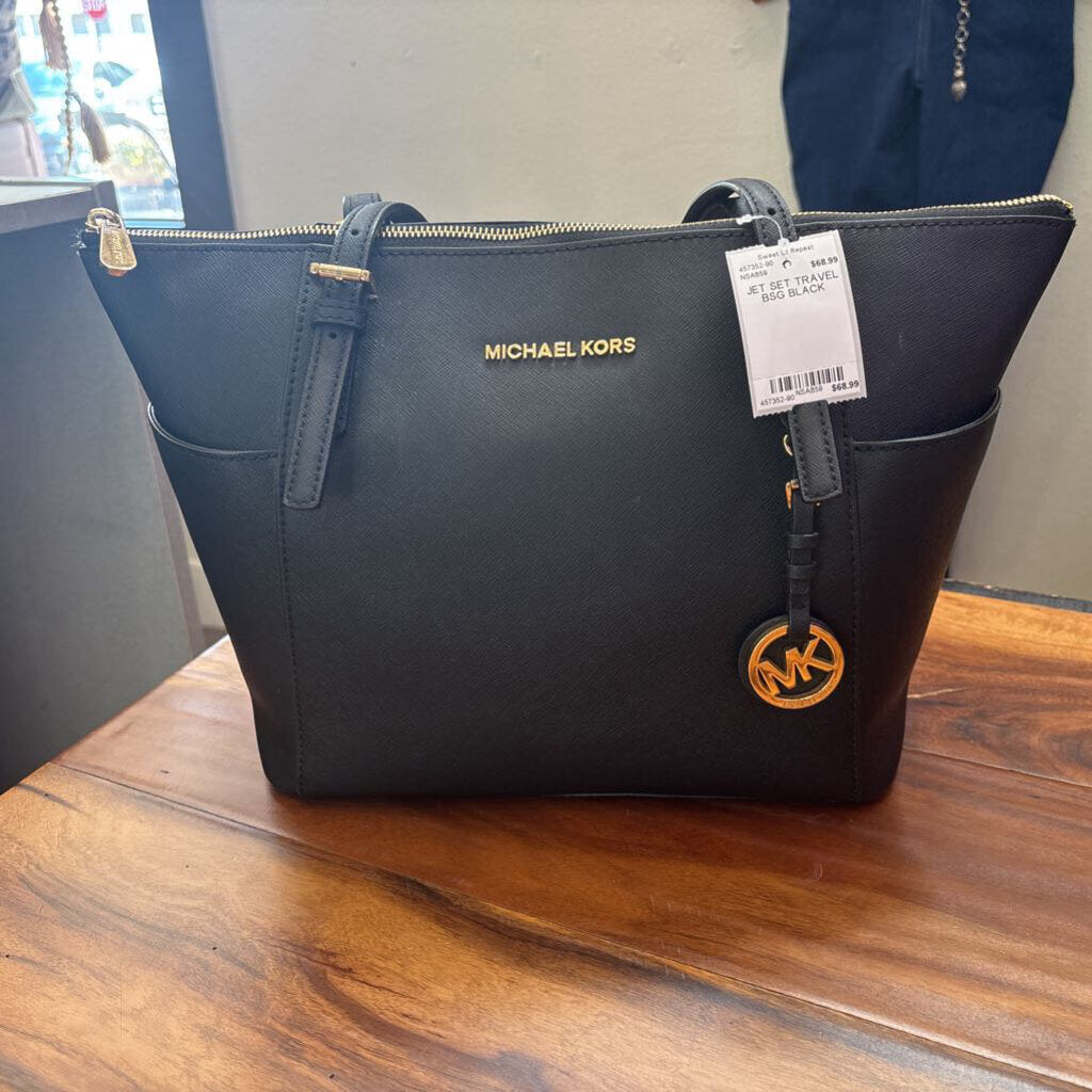 MICHAEL KORS,JET SET TRAVEL BSG,BLACK