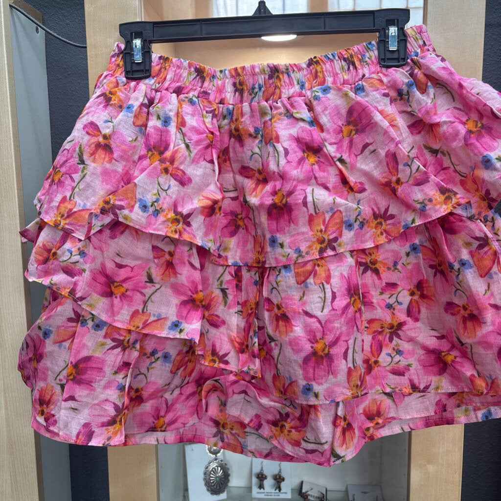 ENDLESS ROSE,NWT MULTI TIERED MINI ,PINK,S