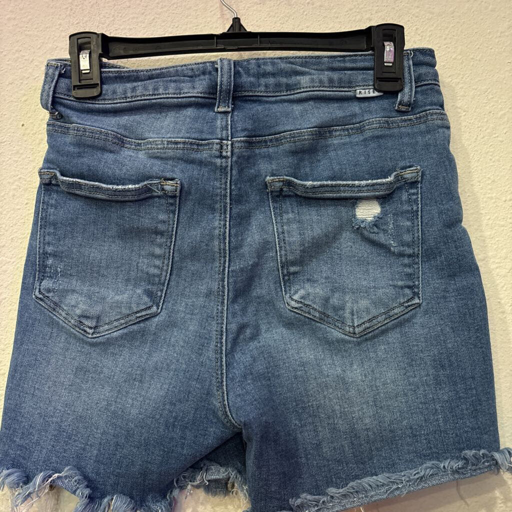 RISEN,DENIM SHORTS ,BLUE,M