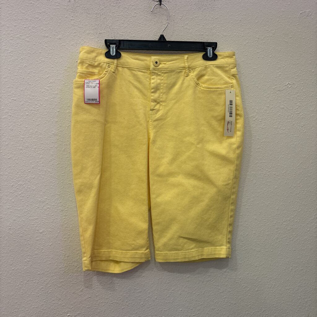 TRIBAL,NWT BERMUDA SHORTS ,YEL ,10