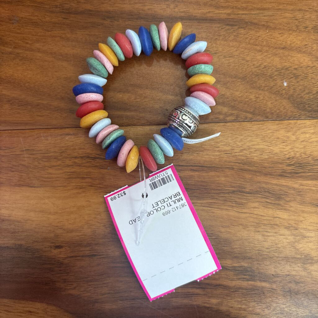 MULTI COLOR BEAD BRACELET