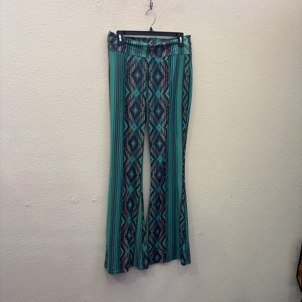 CRAZY TRAIN,AZTEC FLARE PAINT ,TEAL,L