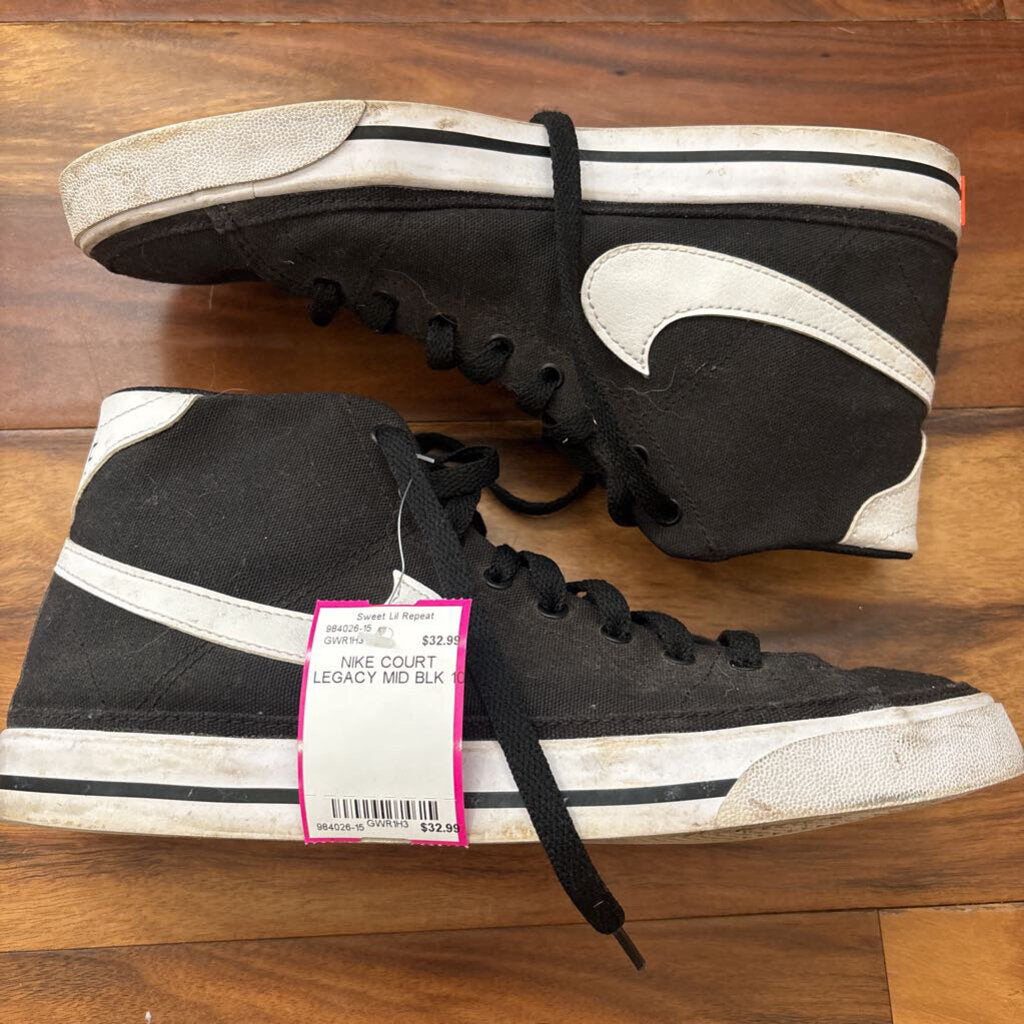 NIKE,NIKE COURT LEGACY MID,BLK,10