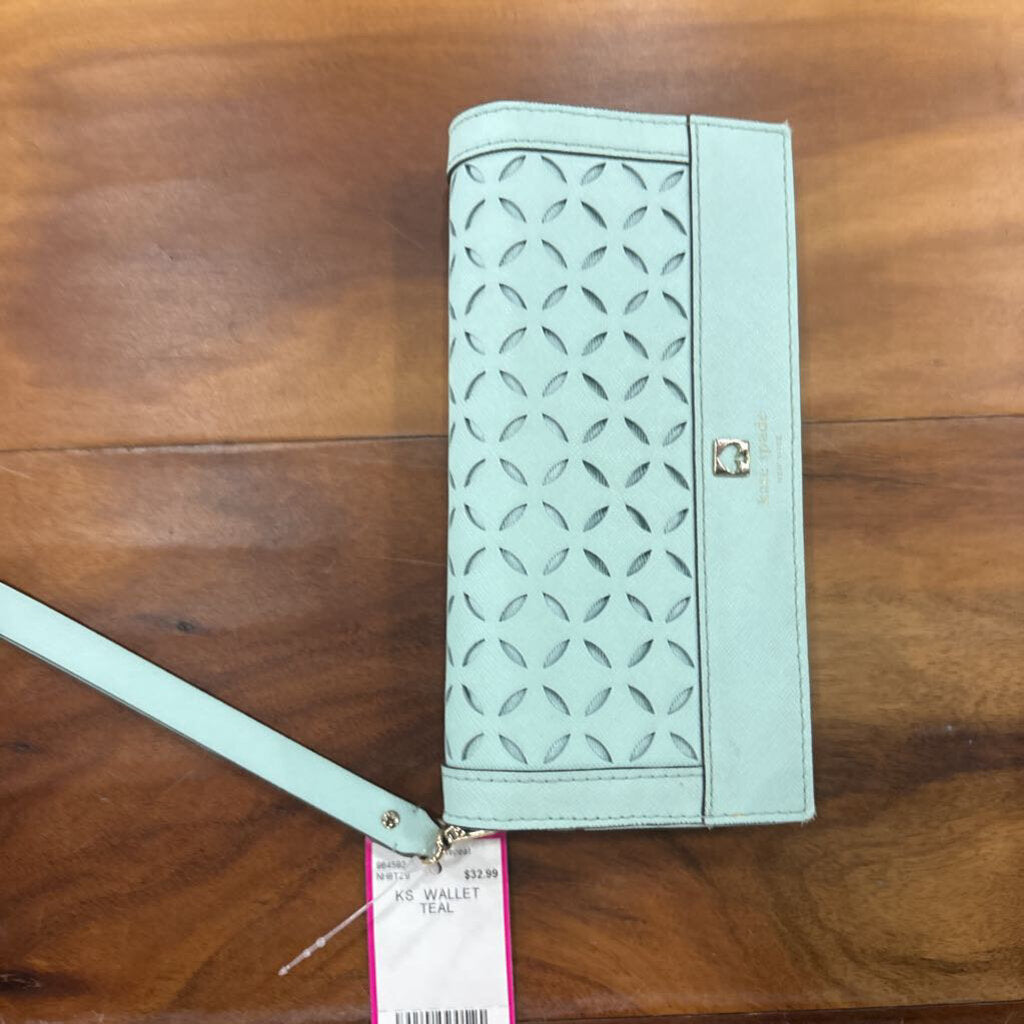 KATE SPADE,KS WALLET ,TEAL