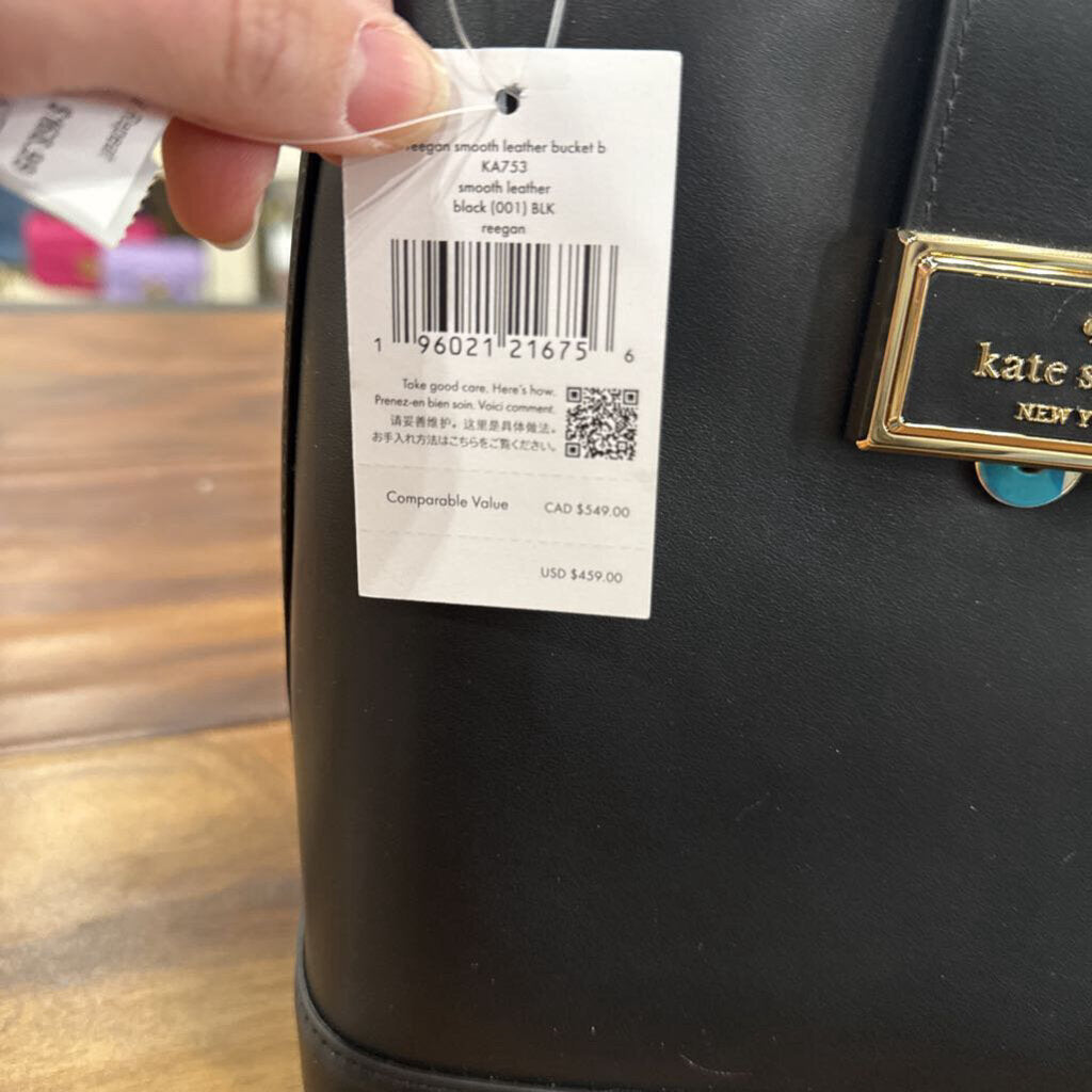 KATE SPADE,NWT KS BUCKET BAG ,BLK