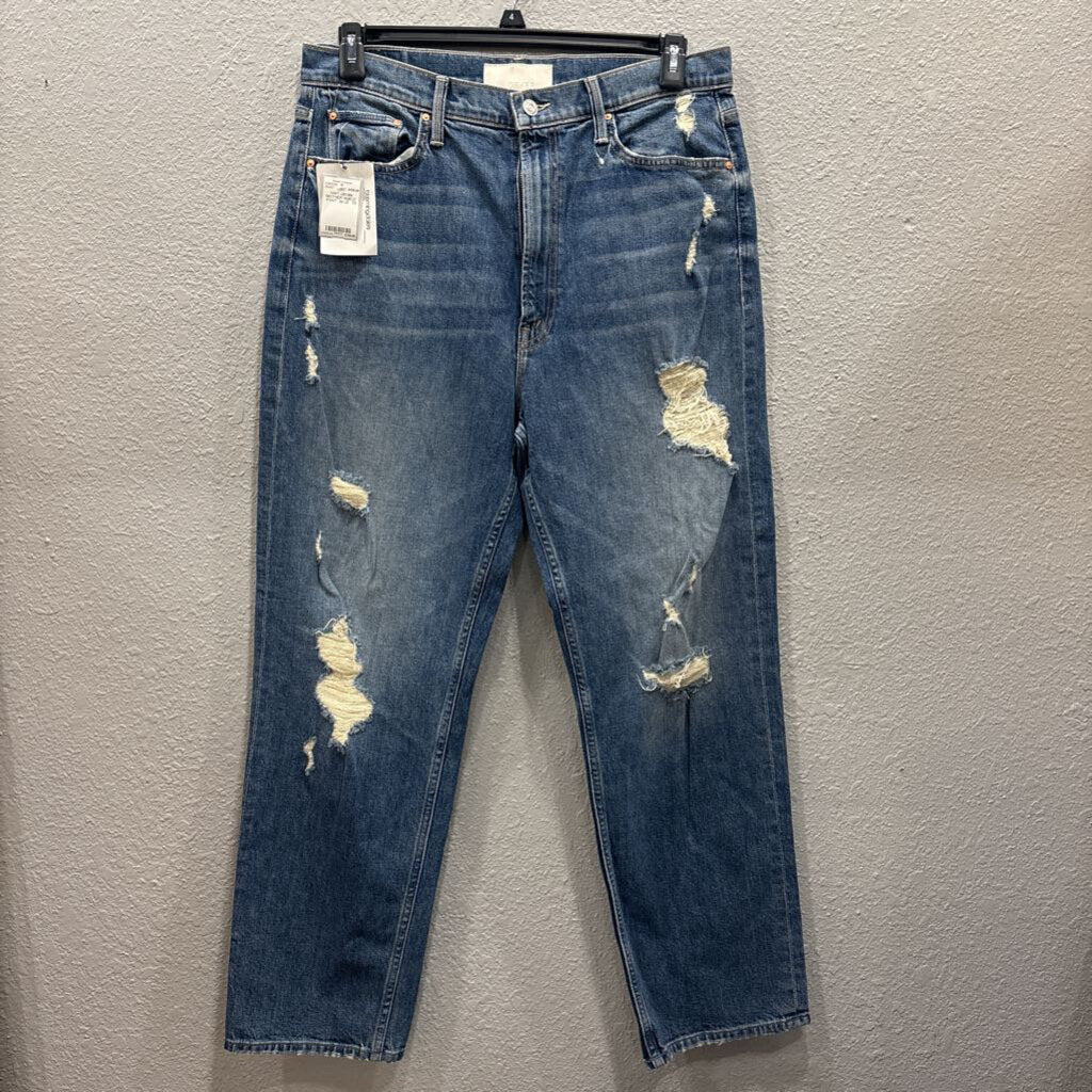 MOTHER,NWT DENIM MOTHER ANKLE PANT ,BLUE ,33