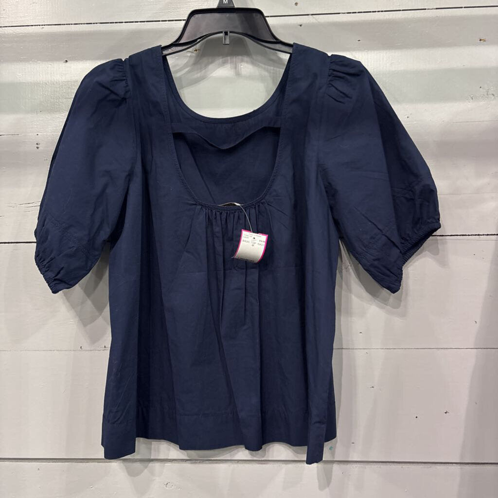 LOFT BEACH,BASIC TOP ,NAVY ,M