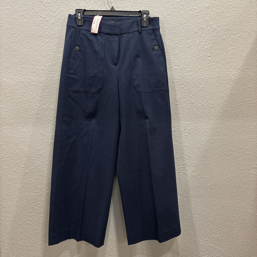 LOFT,WIDELEG SLACK PANT ,NVY ,S