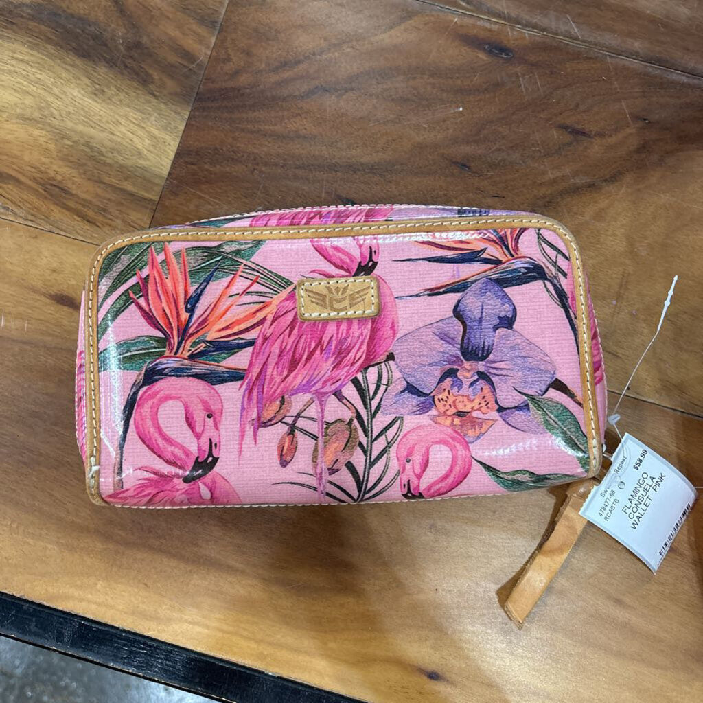 CONSUELA,FLAMINGO CONSUELA WALLET ,PINK