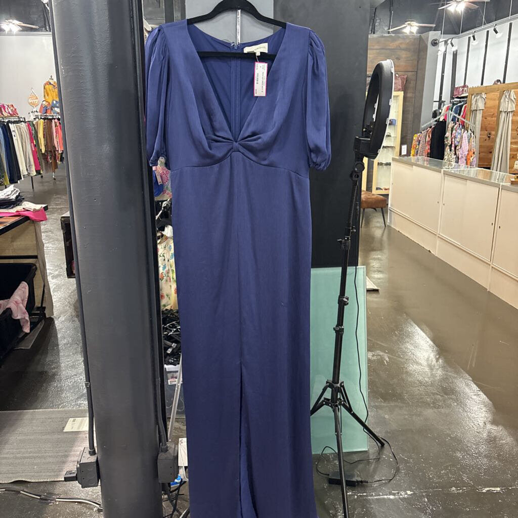 SACHIN BABI,MAXI SLIP DRESS,NAVY ,10