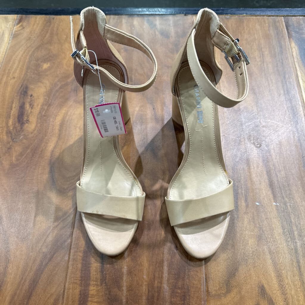 GIANNA BINI,GB HEEL ,TAN,8