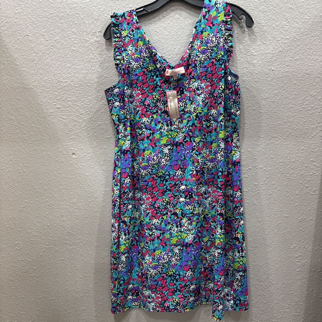 JUDE CONNALLY,PATTERNED DRESS RETAIL 228,MULTI ,L