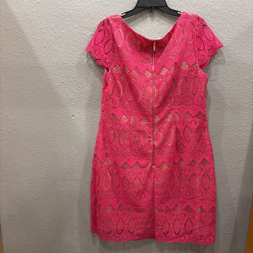 ELIZA J,TEXTURED DRESS ,PINK,16