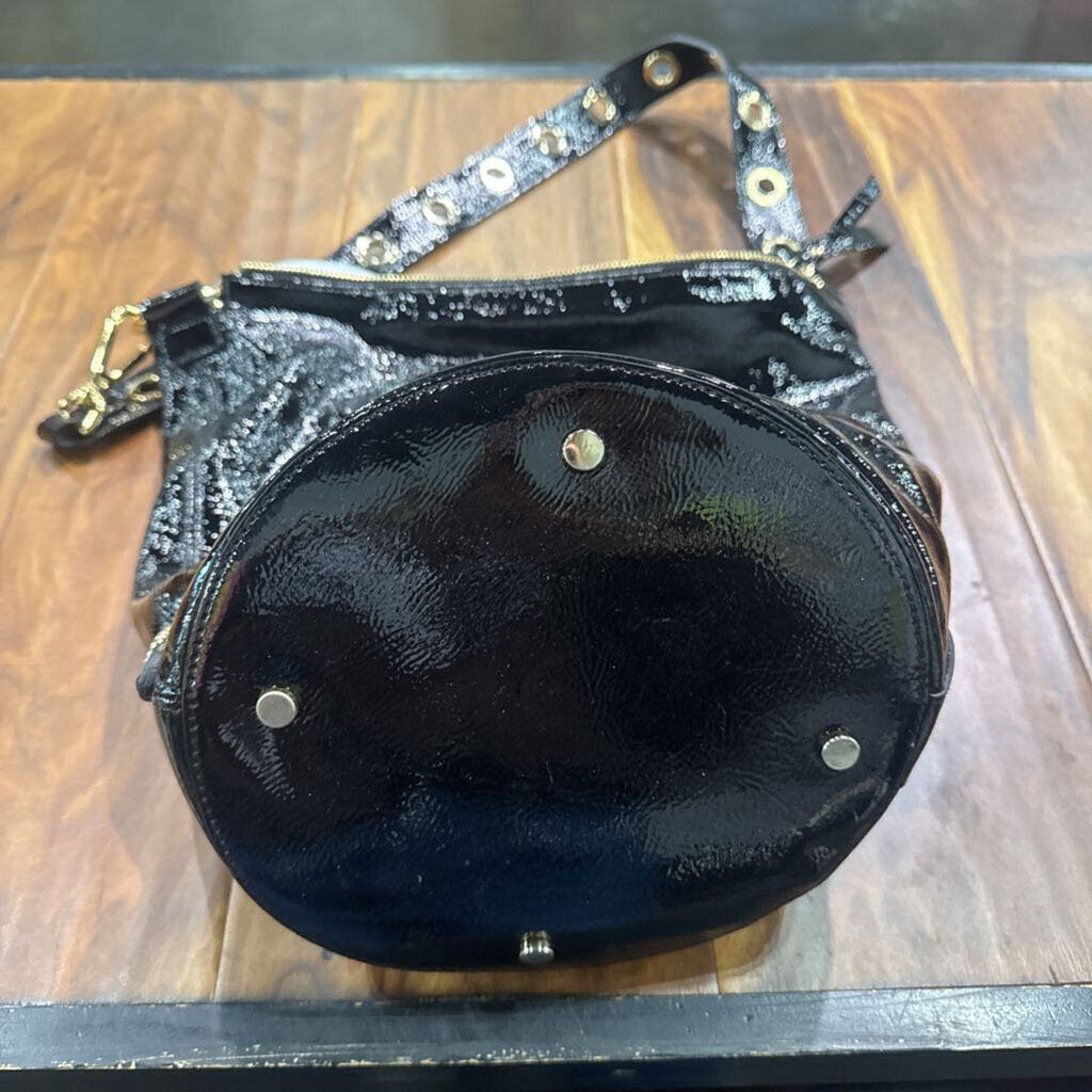MARINO ORLANDI,CLAUDIA FIRENZE ITALY BUCKET BAG NWT 519 ,BLK