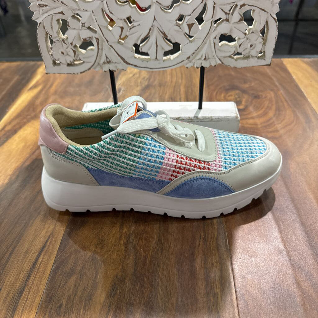 VANELI,TWEEDED SNEAKER,WHT MULTI,7.5