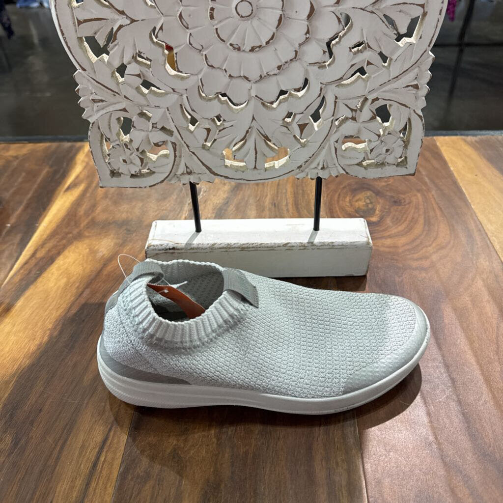FITFLOP,STRETCH SLIP ON,SILVER,7.5