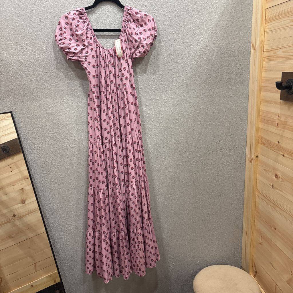 FLORAL DRESS ,PUR ,S