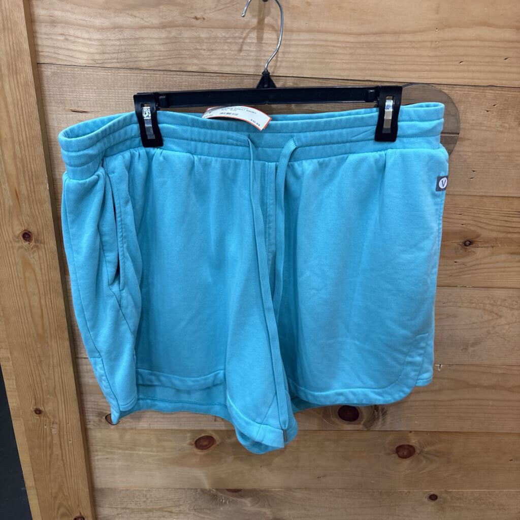 LIVI,LOUNGE SWEAT SHORT,TEAL ,18/20