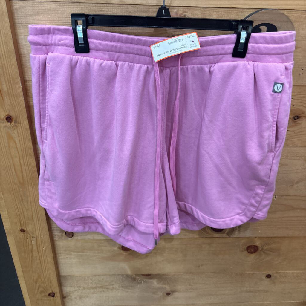 LIVI,LOUNGE SWEAT SHORT,PINK,18/20