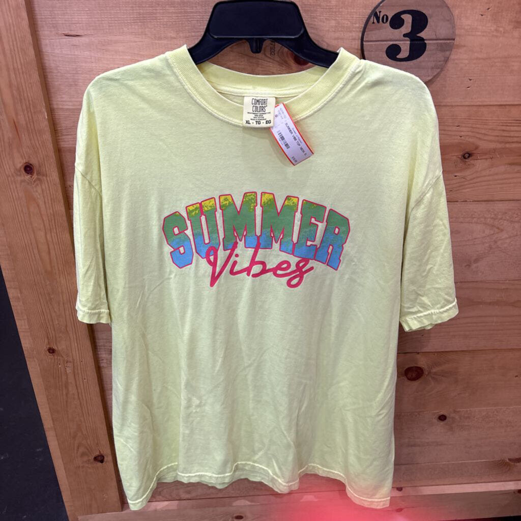 COMFORT COLORS,SUMMER VIBE TOP ,NEON ,XL