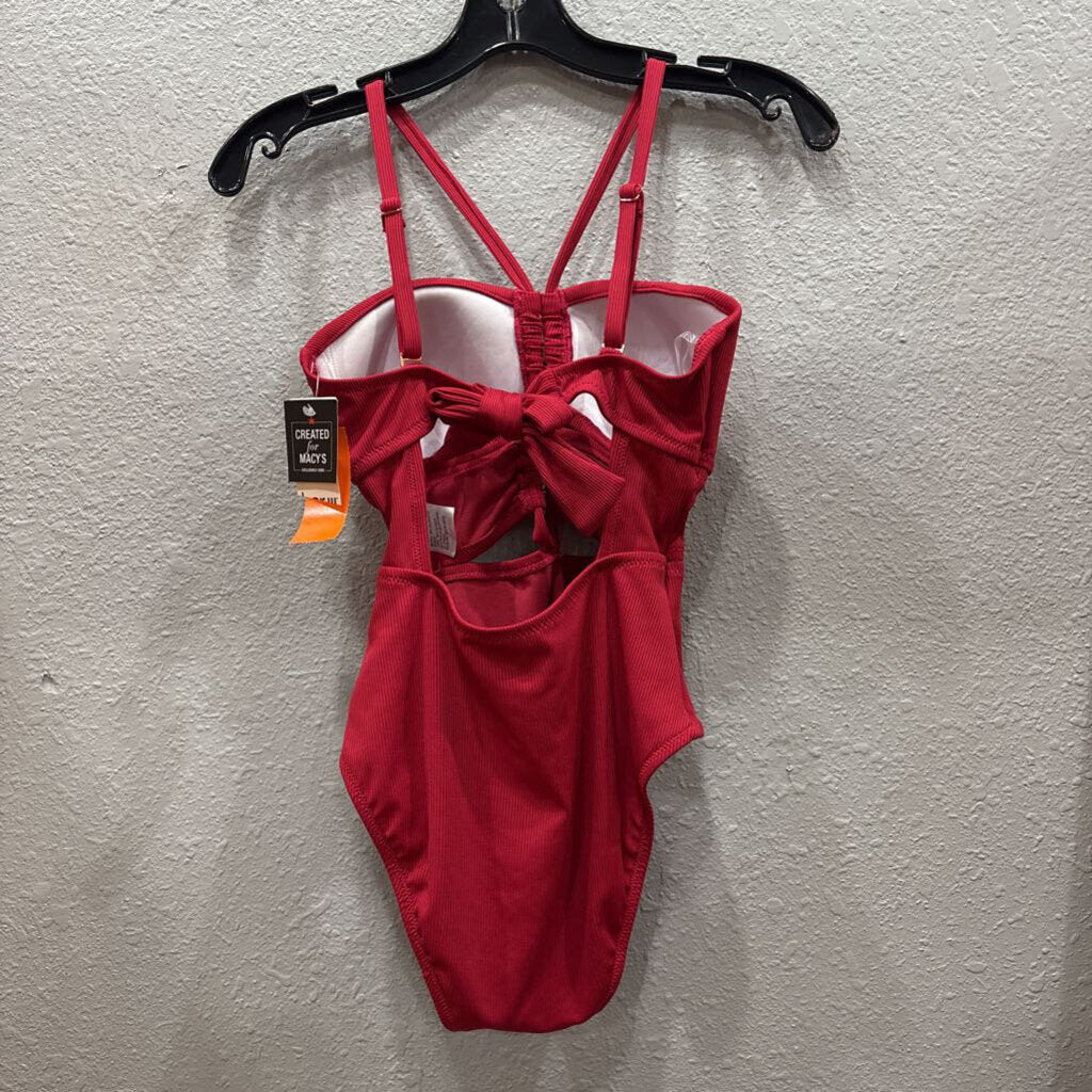 *NWT ONEPIECE SWIM ,RED ,XS